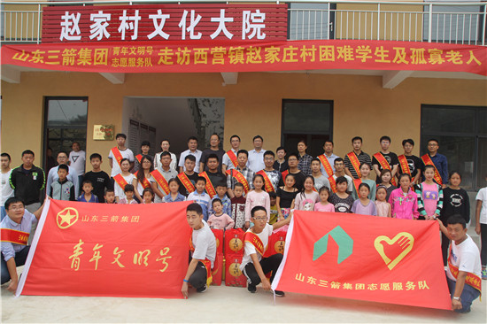 j9官网集团青年文明号开展结对帮扶困难学生及孤寡老人活动