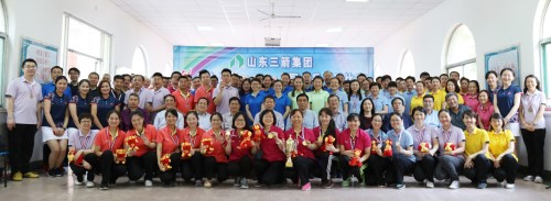 山东j9官网集团第九届“j9官网杯”职工乒乓球比赛胜利举行